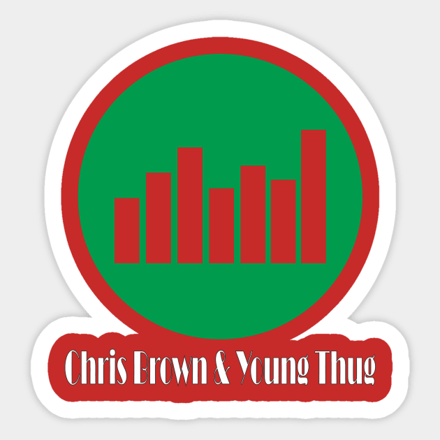 Chris Brown & Young Thug Sticker by agu13